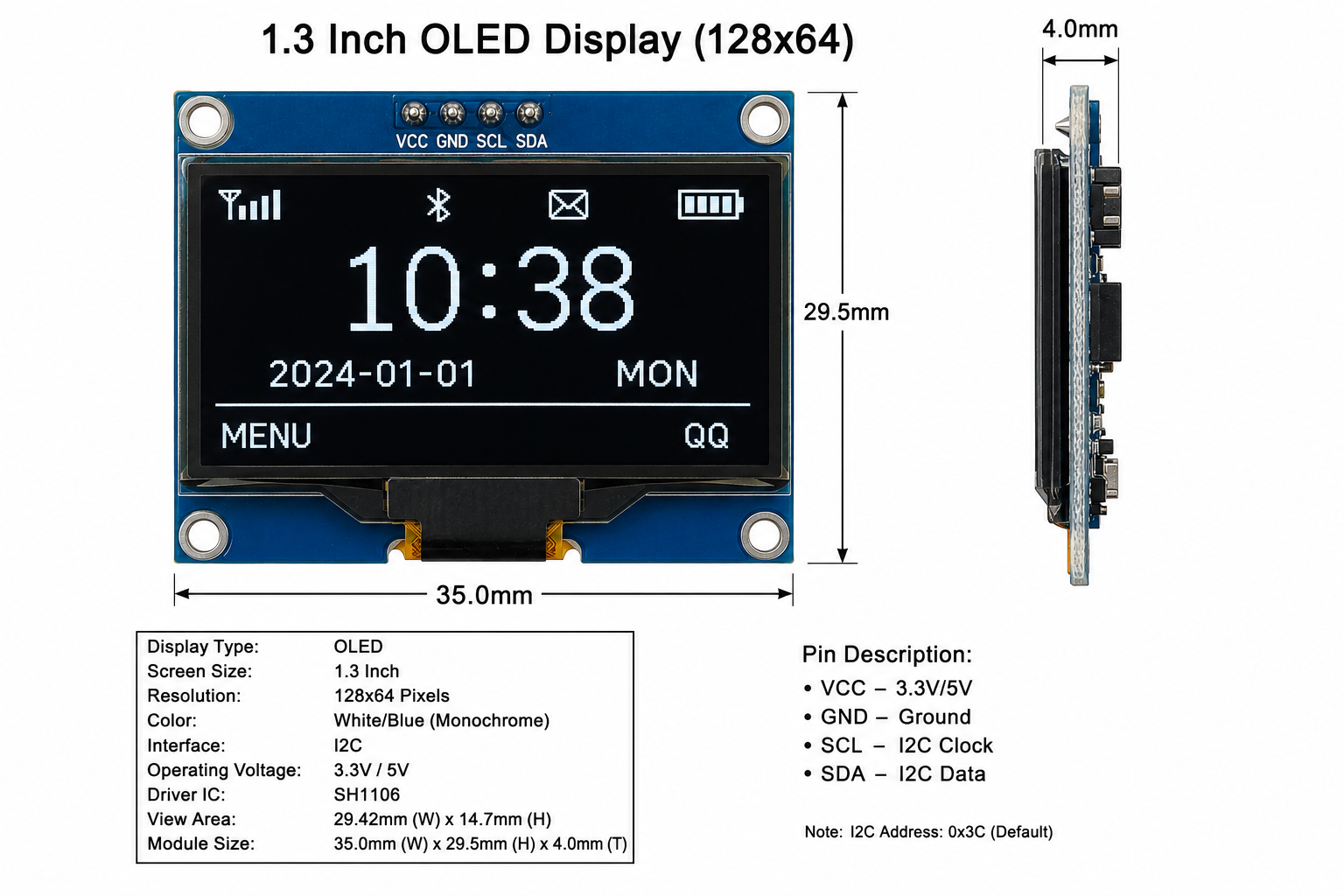 OLED(1.3 inch)